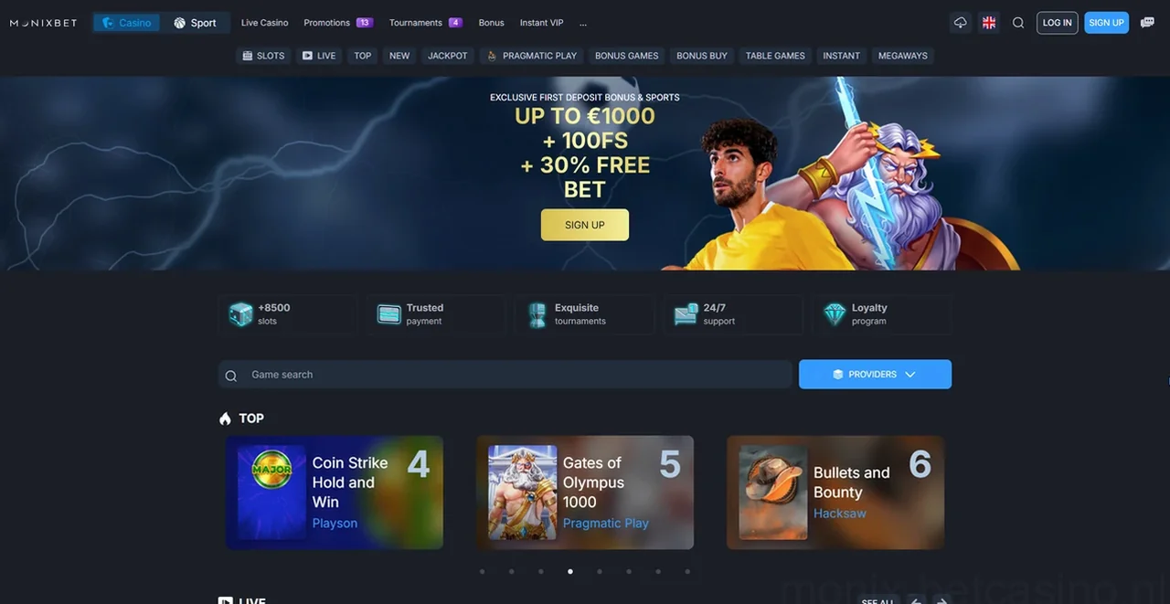Monixbet Casino Casino