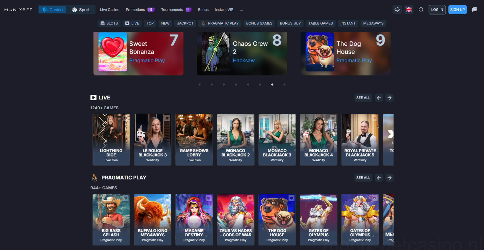 Monixbet Casino Casino