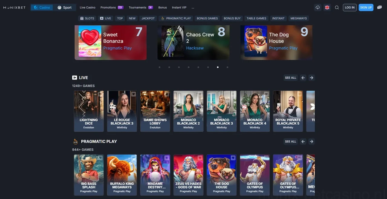 Monixbet Casino Casino